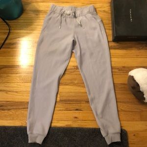 Grey lulu joggers